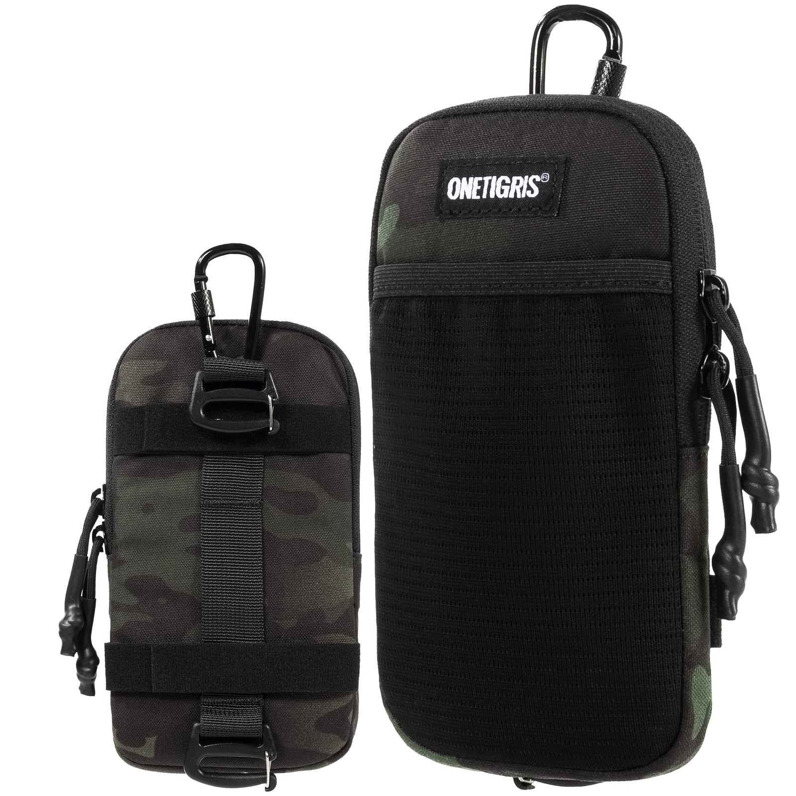 MOLLE Phone Pouch 丨 Heavy-duty carabiners & YKK zippers